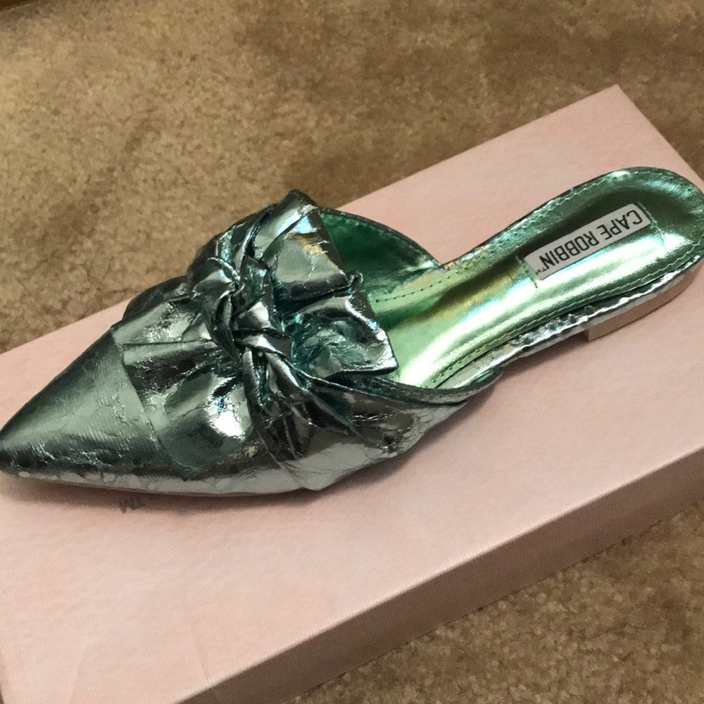 Brand new Cape Robbin Mint color Mules..😊